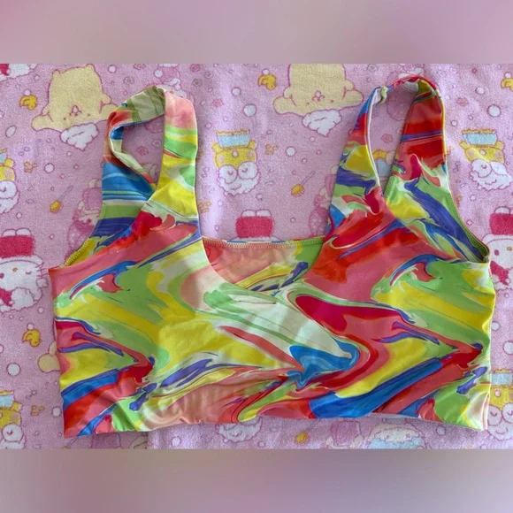 Yitty Fabletics “Cuz I Love You” Shaping Midi Bralette - Picture 4 of 6